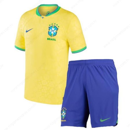 Brazil Domaći Dječji nogometni komplet 2022