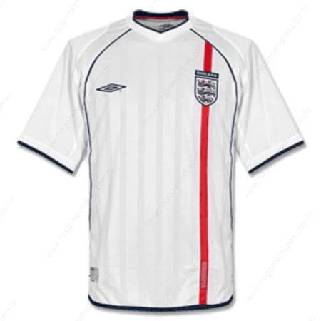 Retro Engleska Domaći nogometni dresovi 2002