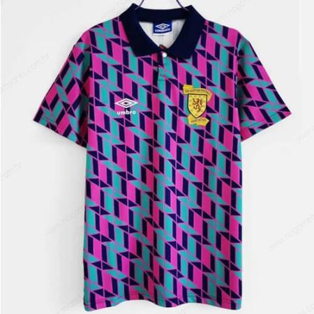 Retro Škotska Gost nogometni dresovi 1990